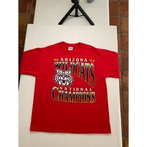 Vintage 1997 Arizona Wildcats National Champions T-Shirt – Hanes Heavyweight XL